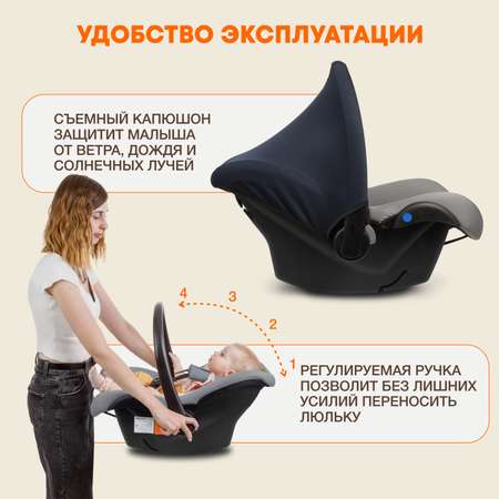 Автокресло ZLATEK Colibri Lux 0 (0 -13 кг)