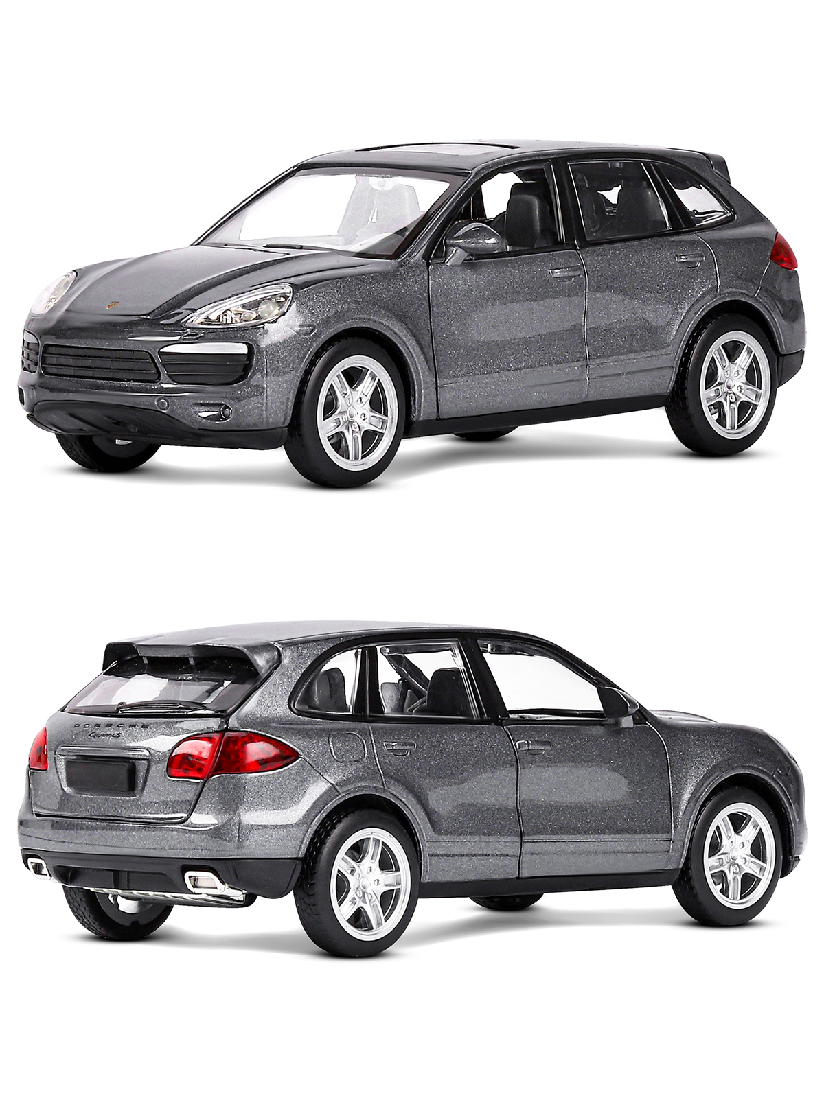 Внедорожник АВТОпанорама Porsche Cayenne S 1:32 JB1251140 - фото 7