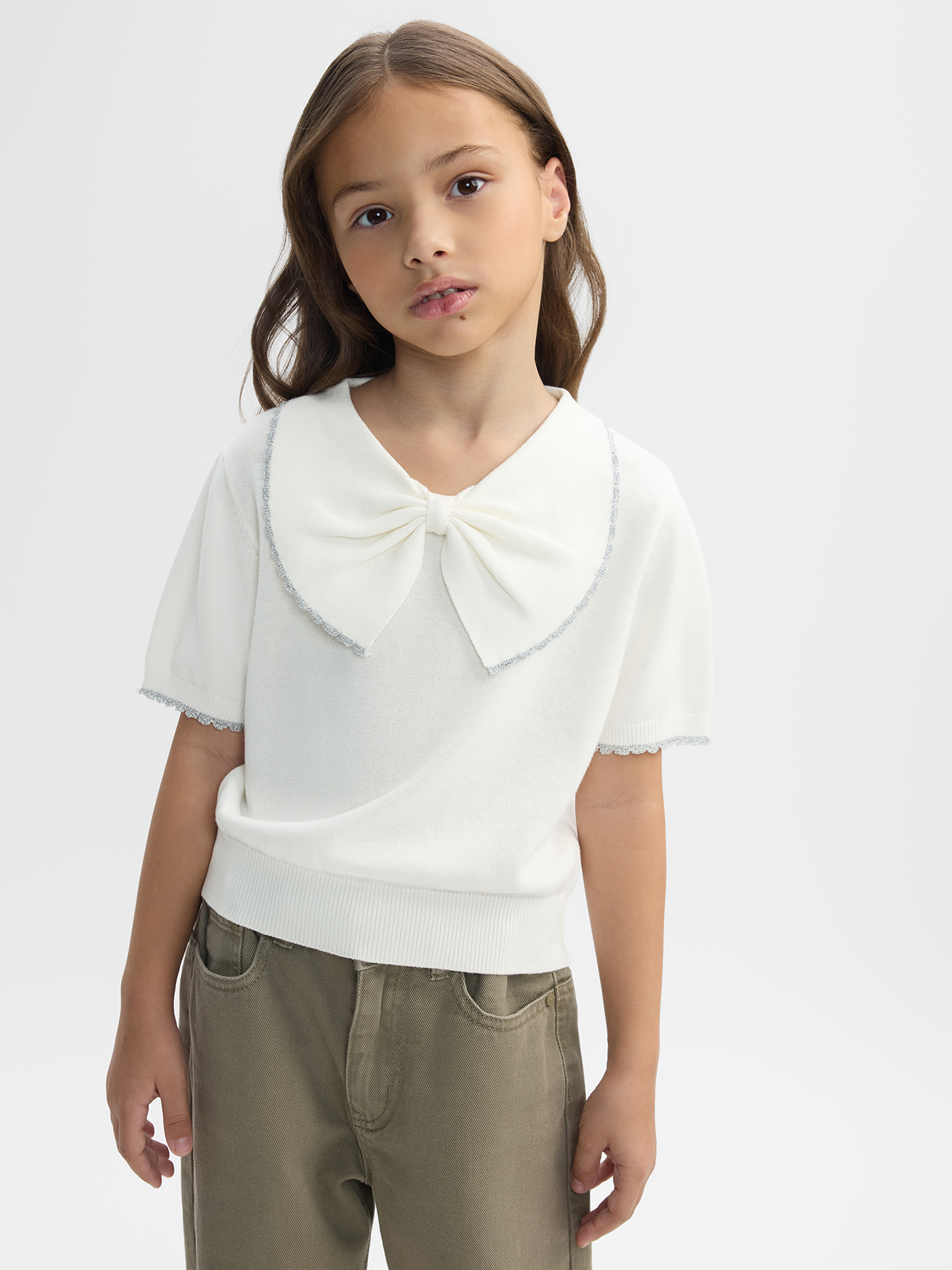 Блузка Happy Baby 88649-1/milky - фото 1