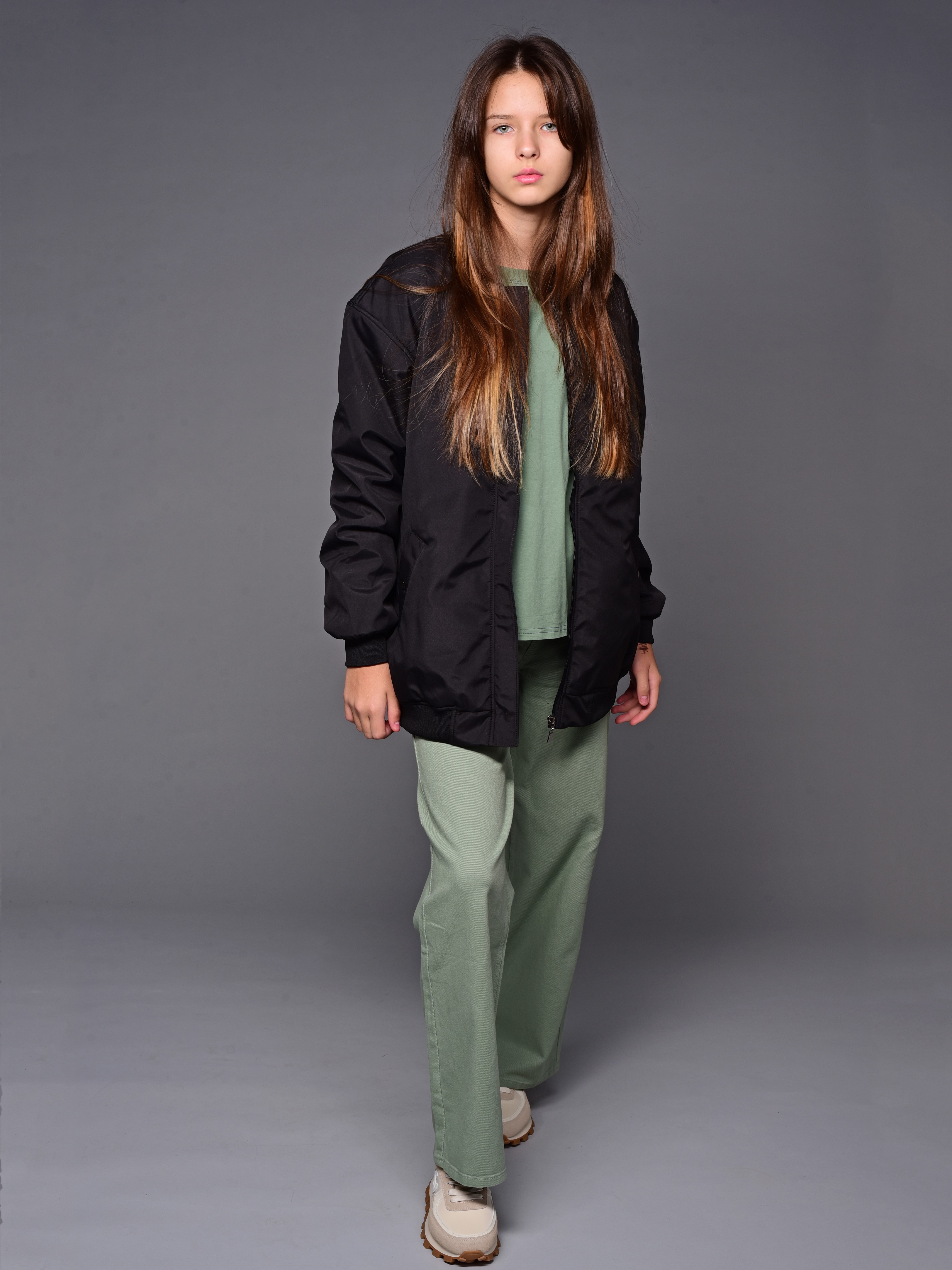 Бомбер Аврора 1043-Д/черный - фото 8