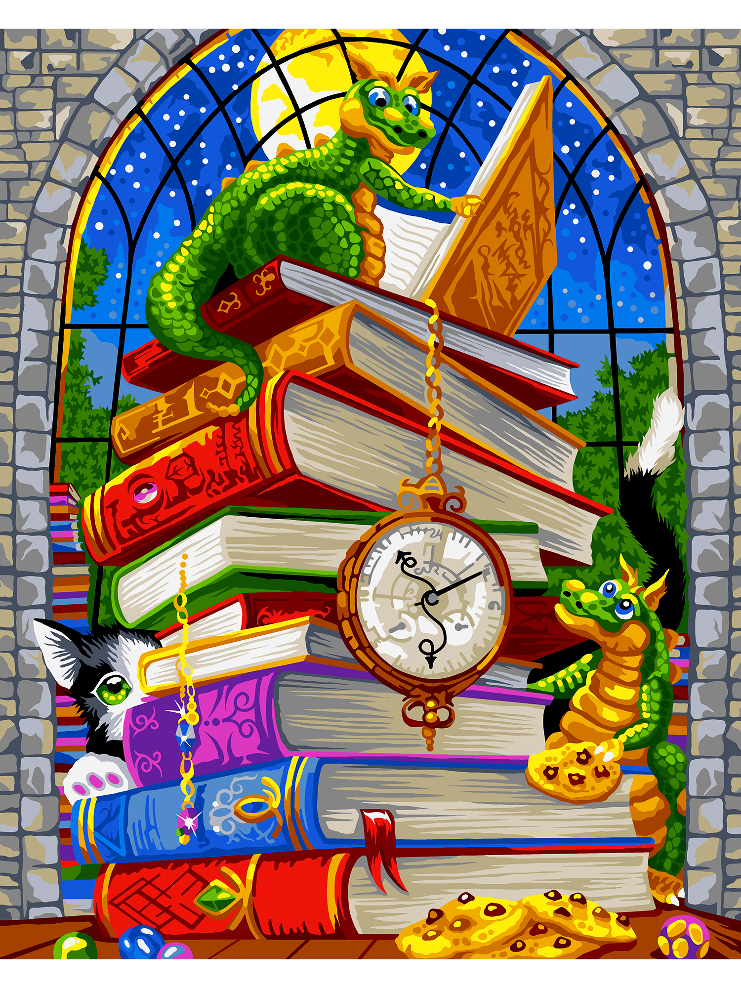 Картина по номерам Art on Canvas Время почитать в ассортименте - фото 2