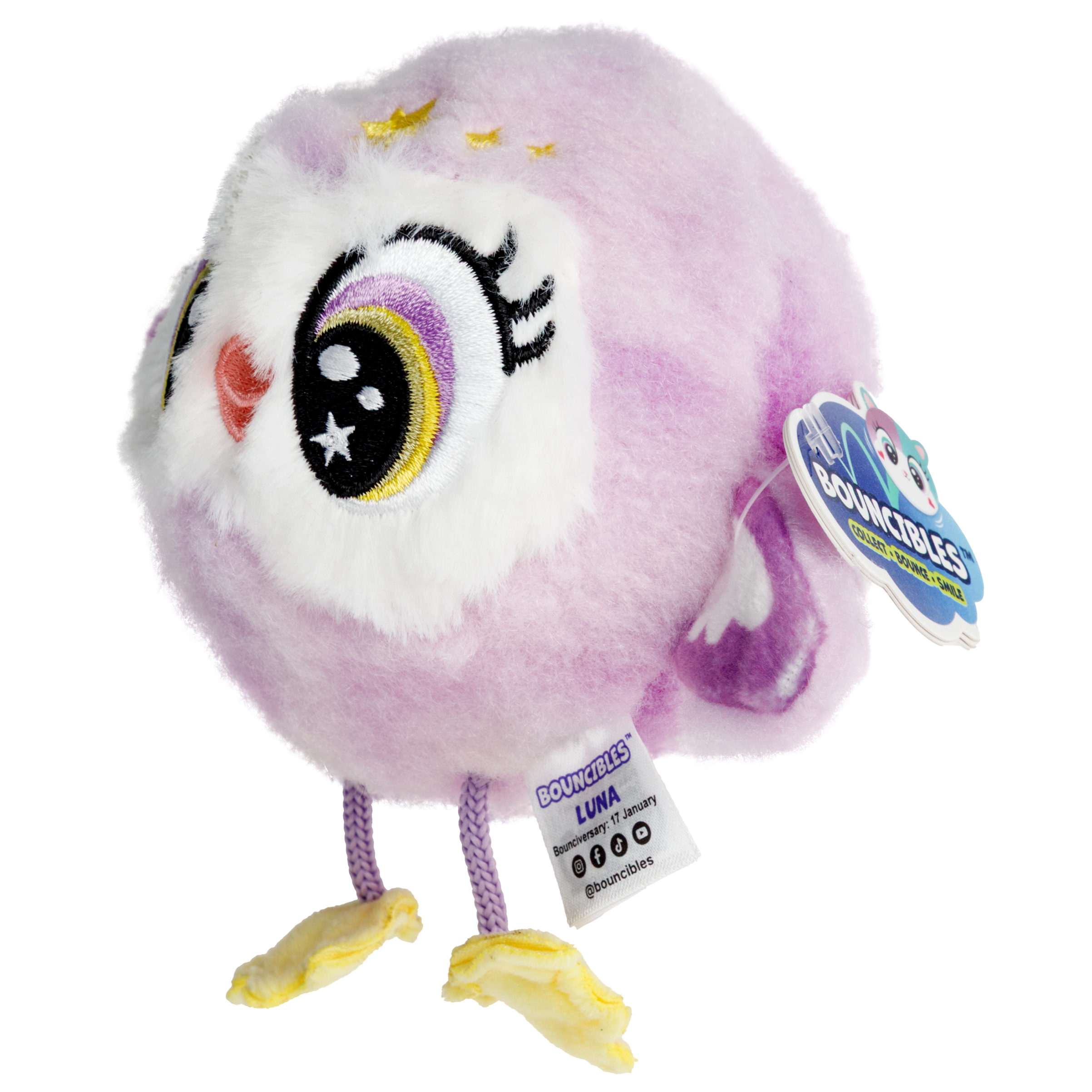 Мягкая игрушка 1TOY попрыгунчик сова 8 см - фото 2