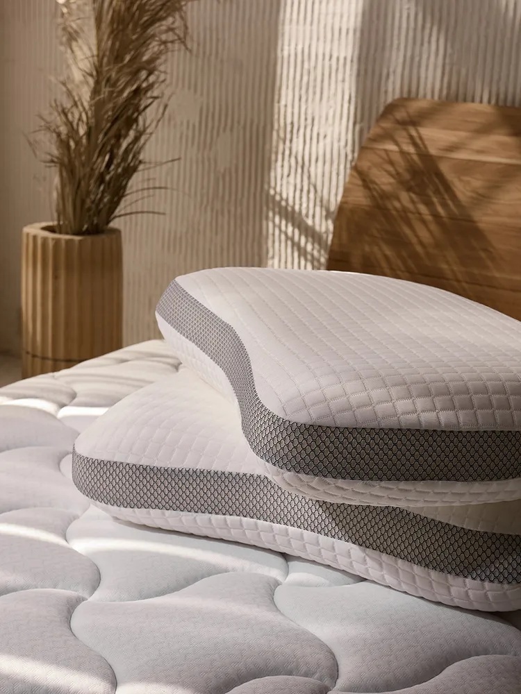 Подушка анатомическая Askona Vanila Ice New 43 x 65 см - фото 8