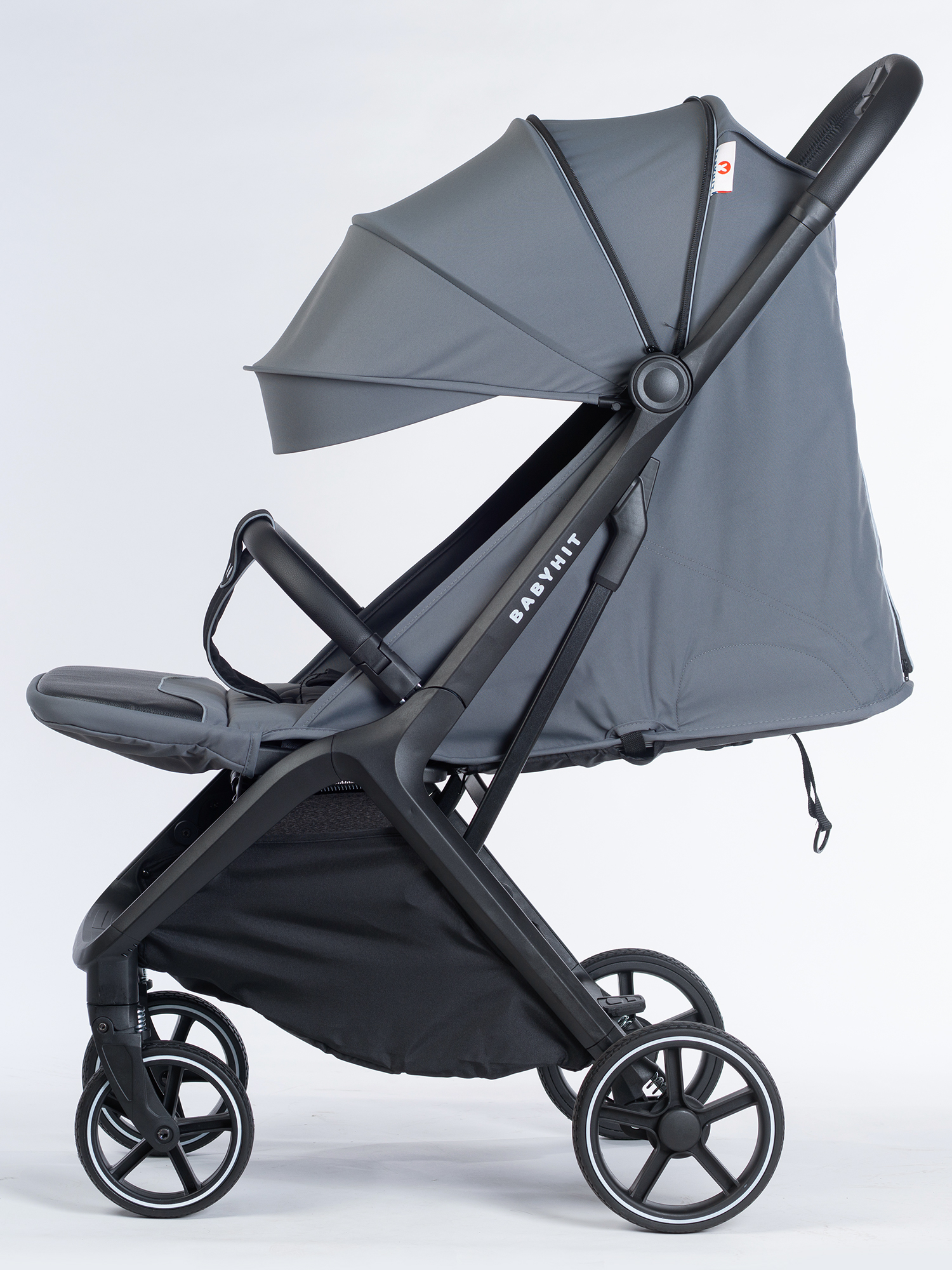 Коляска прогулочная Babyhit Santour серый - фото 7
