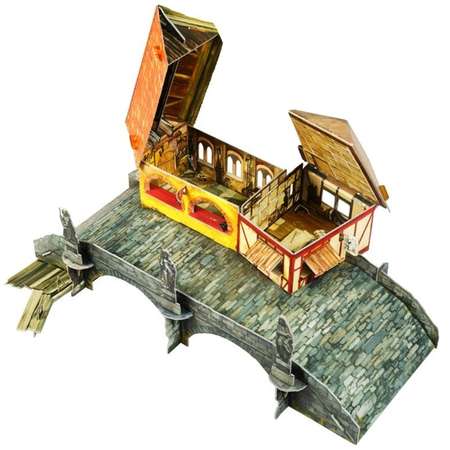 Игрушка из картона Умная бумага Торговый мост 537