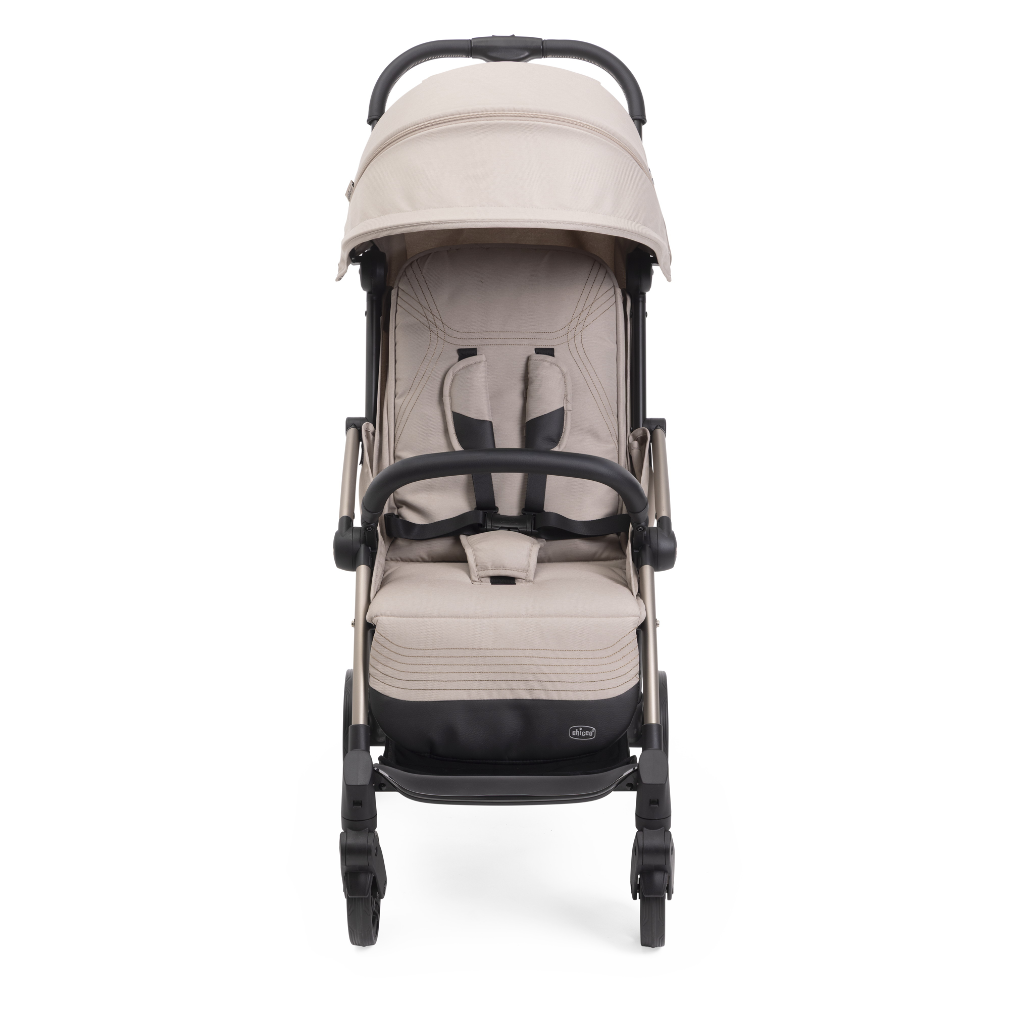 Коляска прогулочная Chicco бежевый - фото 5