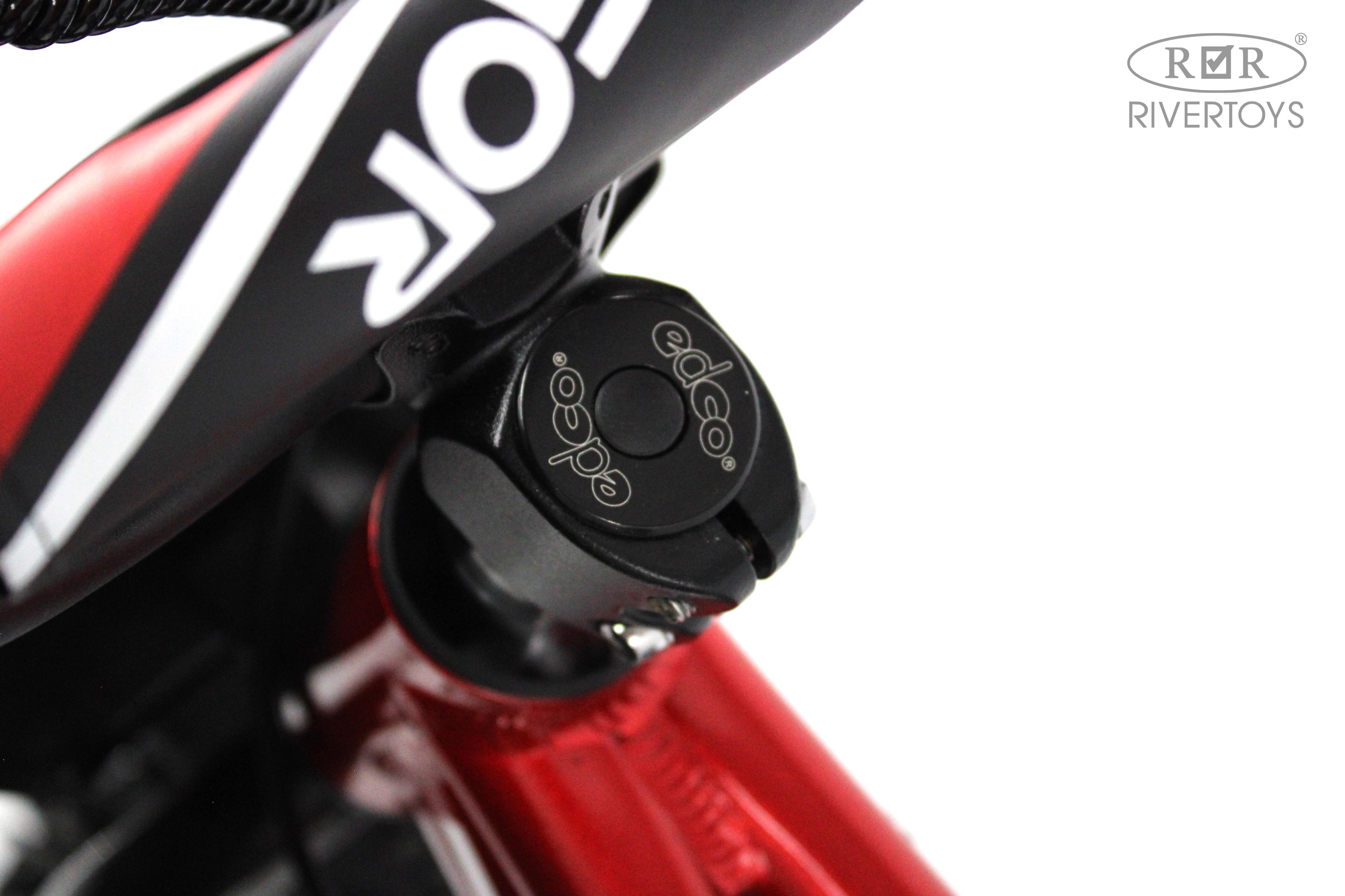 Электромотоцикл RIVERTOYS A001AA-MOTO-RED - фото 9