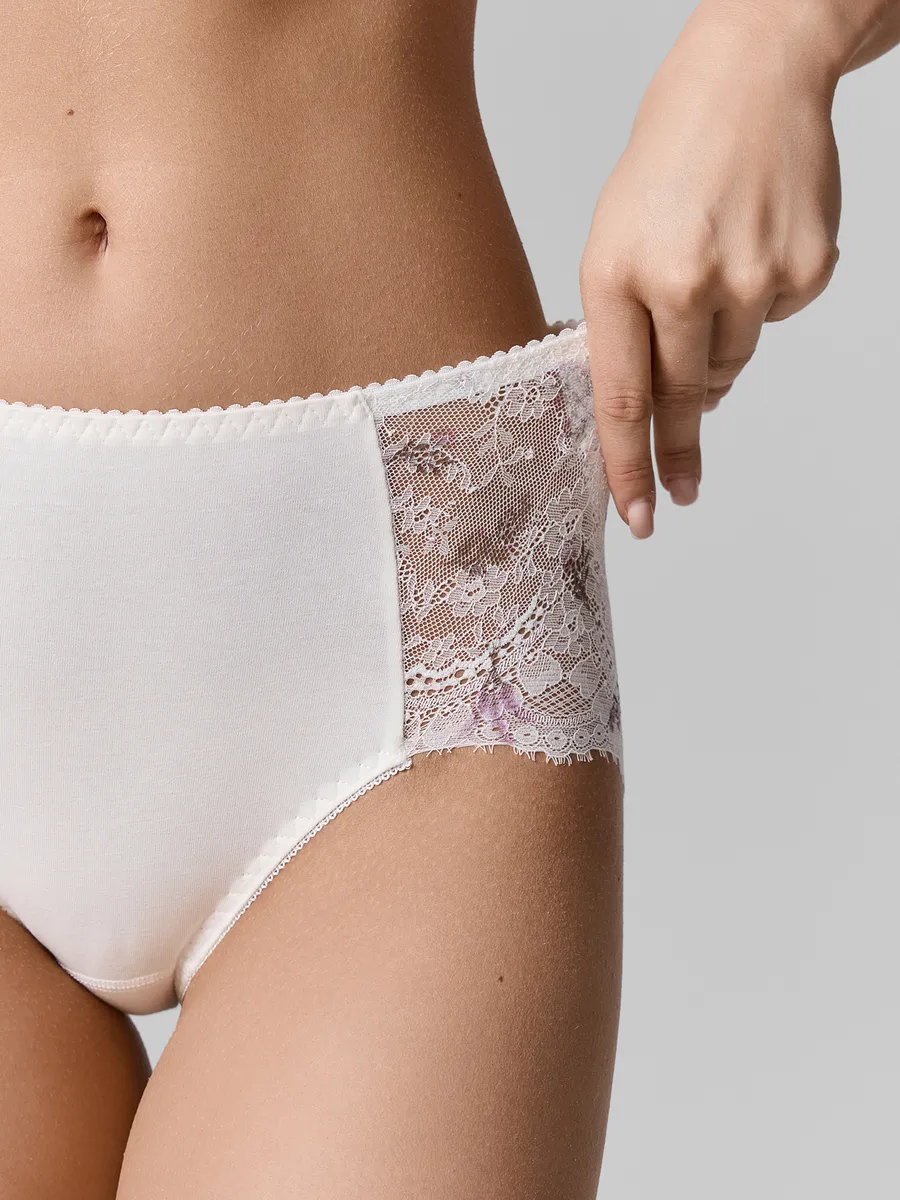 Трусы Mark Formelle (Марк Формэль) 412417/лавандовые веточки на молочном - фото 7