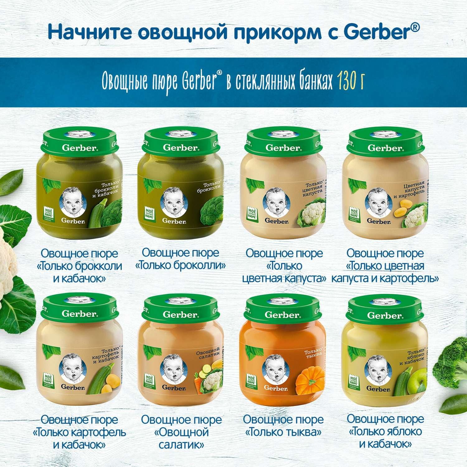 Пюре Gerber яблоко и черника 130г с 6месяцев - фото 7