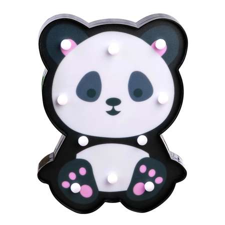 Ночник-светильник MINI-TOYS «Панда» 10*LED лампочек