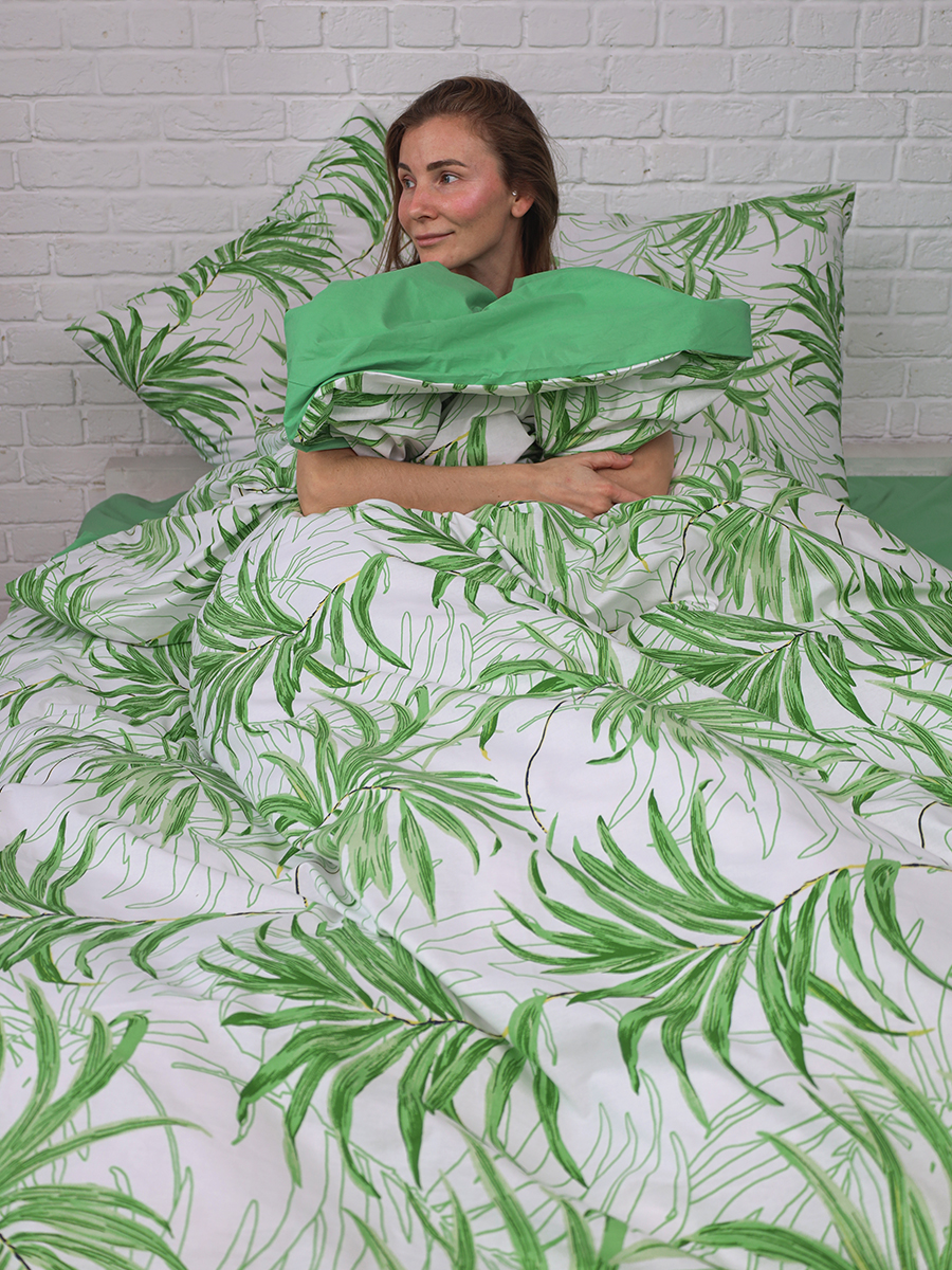 Комплект постельного белья BRAVO Пальм двуспальный 4 предм. - фото 6