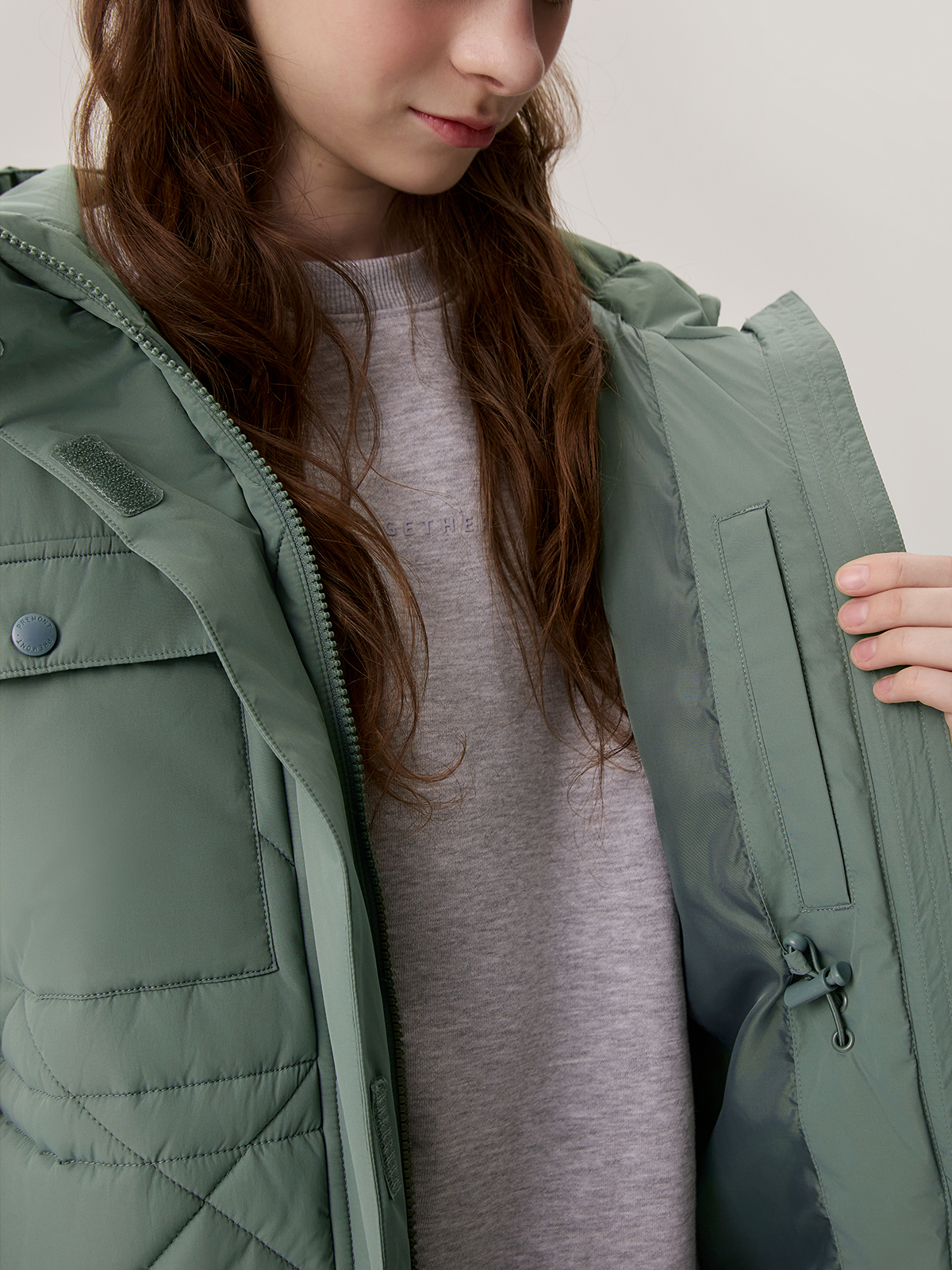 Пальто Premont SP413313KHAKI - фото 7