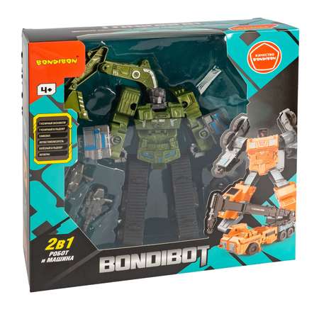 Фигурка Bondibon трансформер Робот машина 2в1