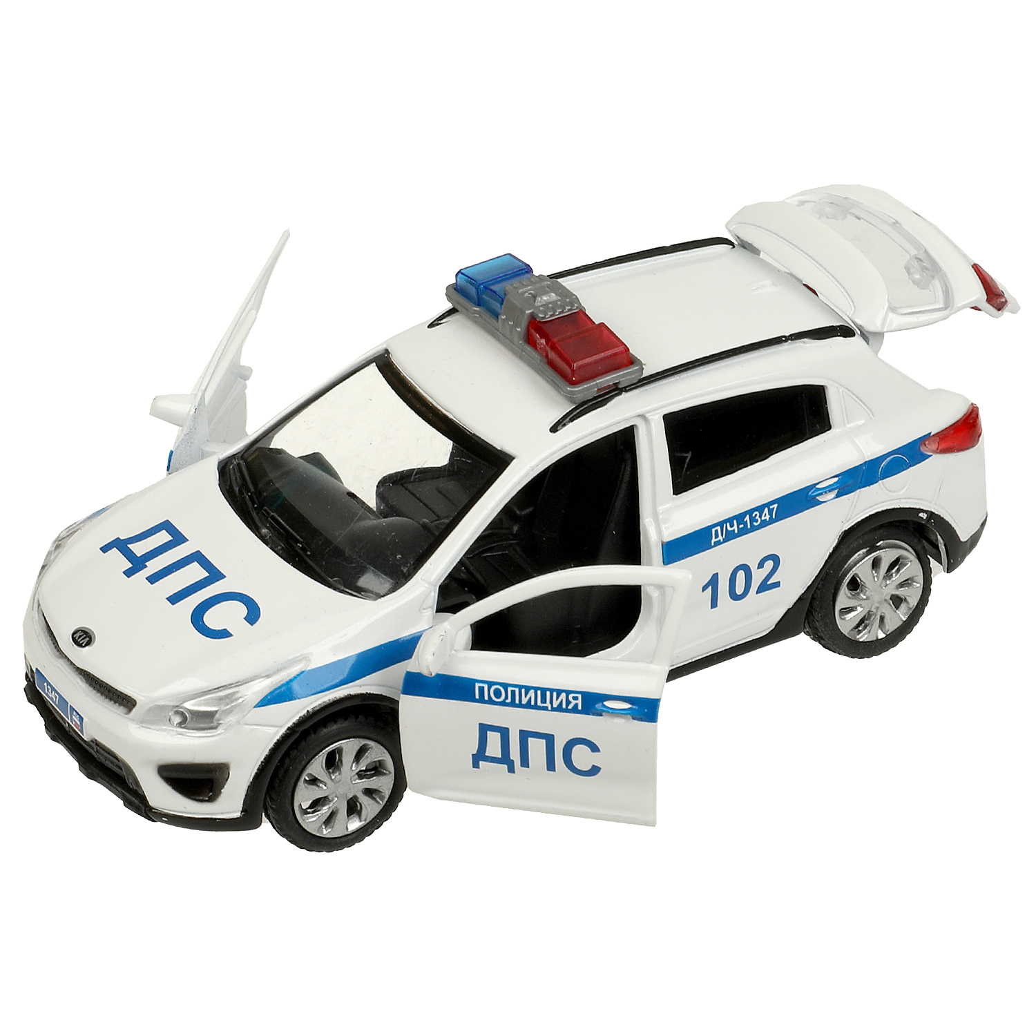 Полицейская машина Технопарк KIA Rio X 366146 - фото 7