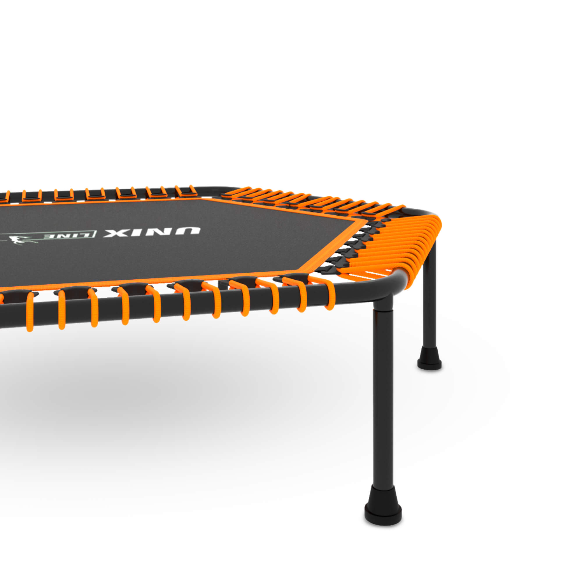 Батут Fitness Lite Orange UNIX line спортивный складной диаметр 125 см до 130 кг фитнес для джампинга - фото 16