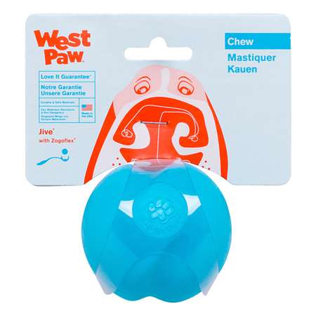 Игрушка для собак West Paw Zogoflex Jive Мячик S Голубой