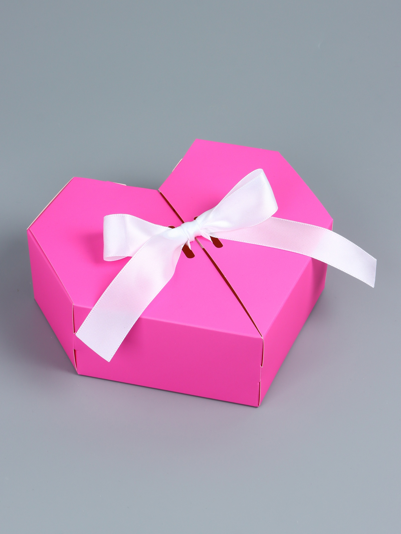 Коробка самосборная UPAK LAND сердце розовая - фото 1