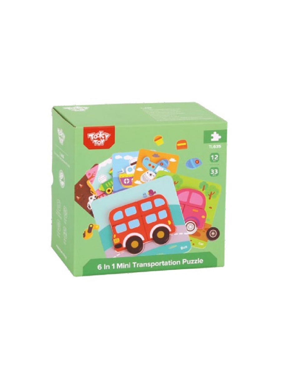Пазл Tooky Toy деревянный - фото 4