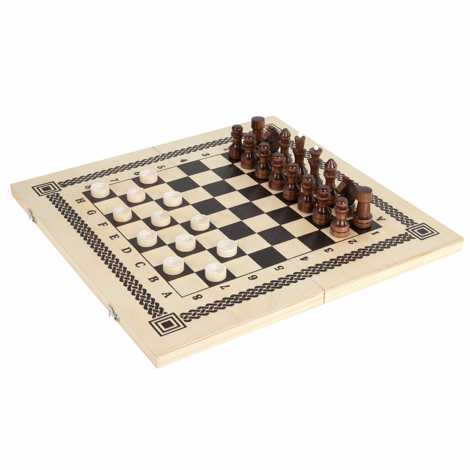 Настольная игра Золотая сказка Шашки Шахматы - фото 8