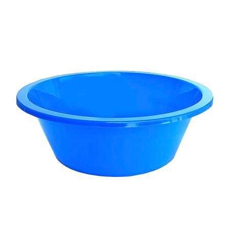 Таз elfplast круглый 5 литров синий хозяйственный
