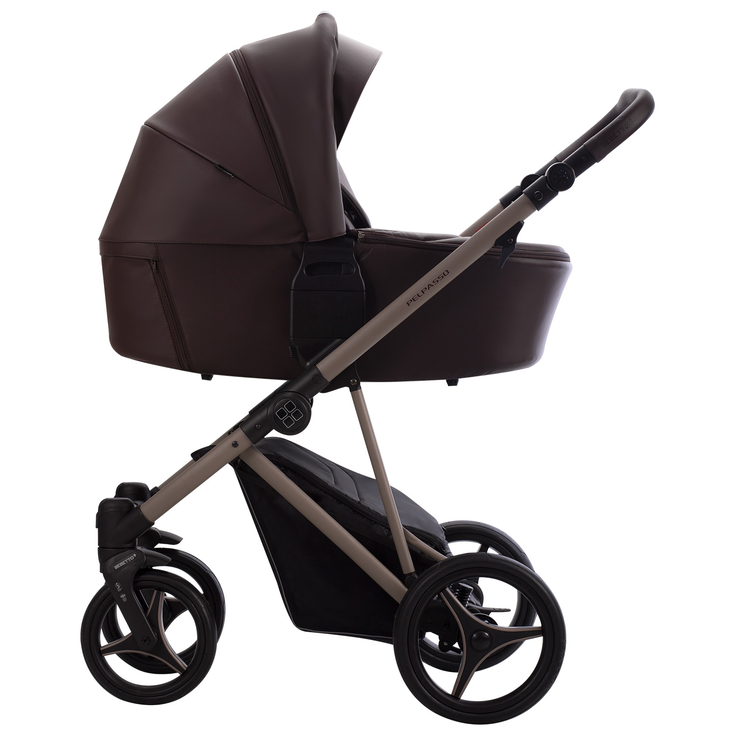 Коляска 2в1 Bebetto Pelpasso Pro 05 Kaszmir корич. - фото 2