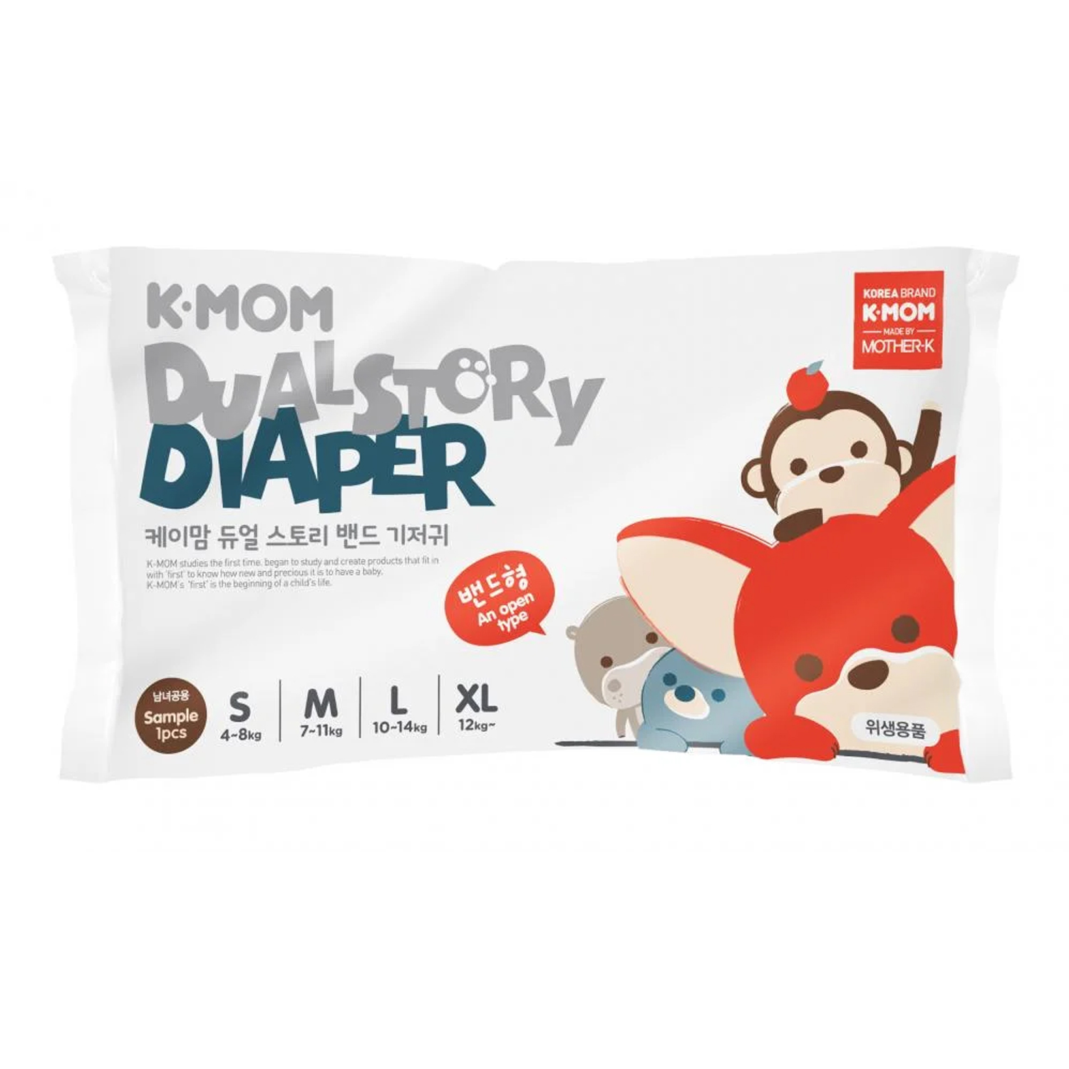 Подгузники K-MOM XL 1 шт. - фото 1