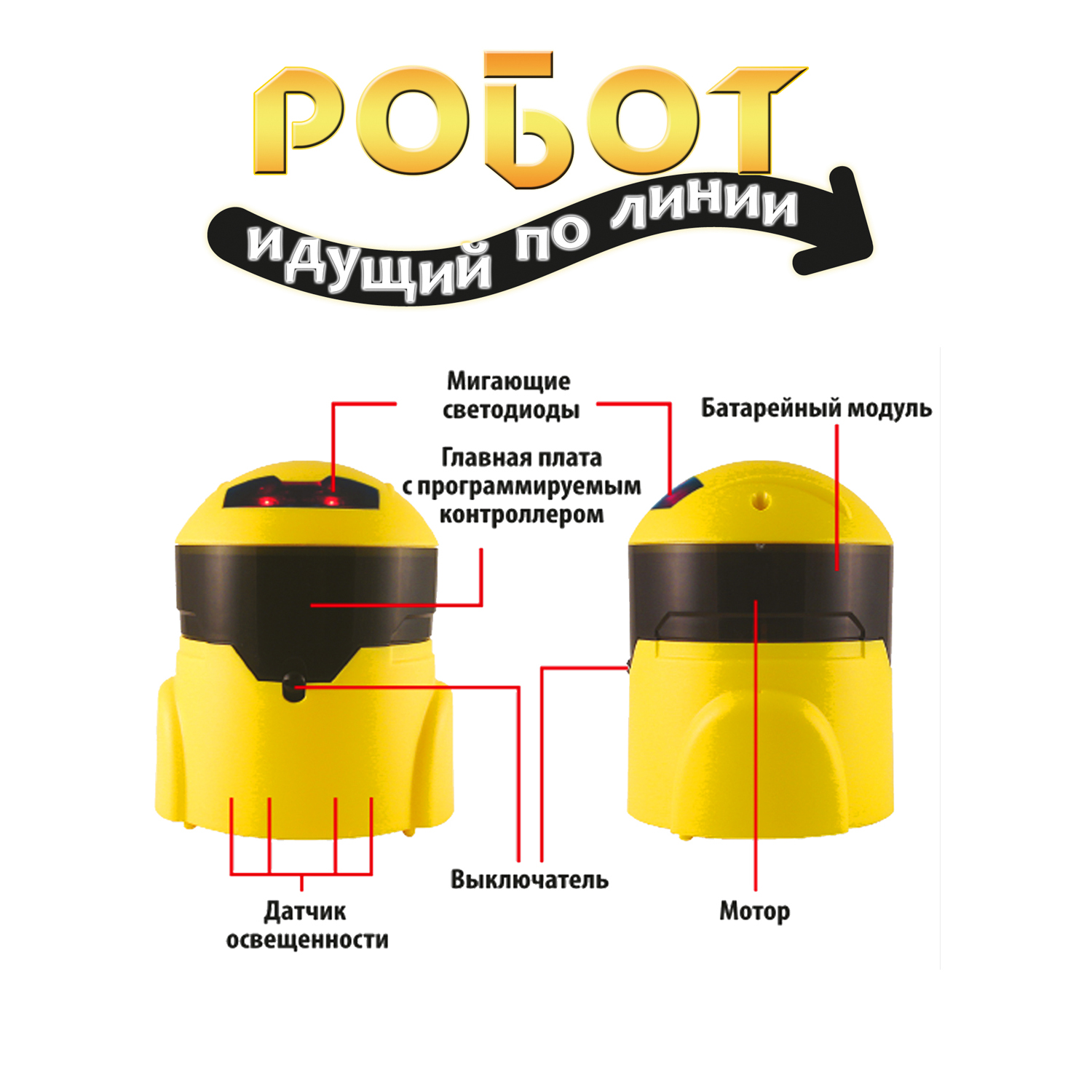 Конструктор Bondibon Кибер Робот Робототехника динамический - фото 7