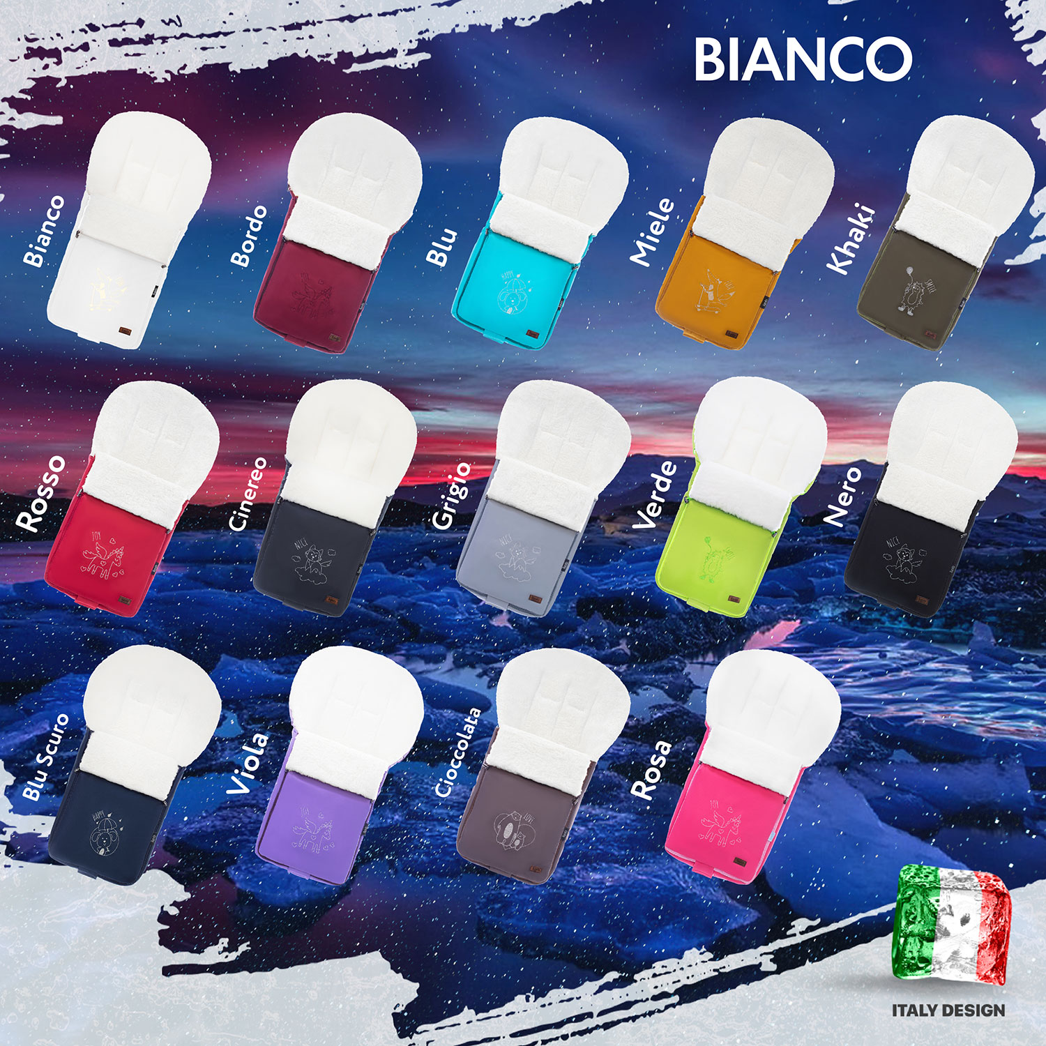 Конверт в коляску Nuovita Islanda Pesco - фото 21