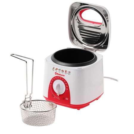 Фритюрница SA-7654R Sakura. 1.0л 950Вт