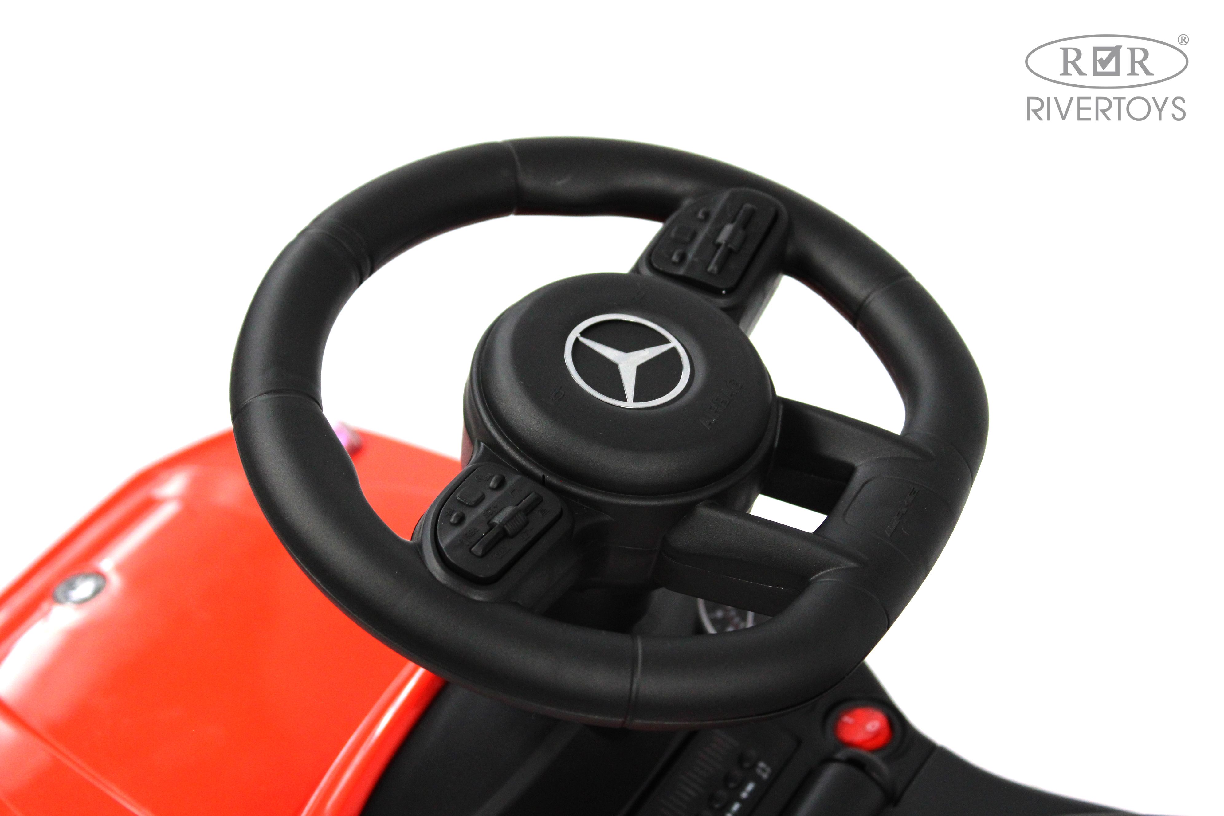 Каталка RIVERTOYS Mercedes-Benz G63 Red Diamond красный - фото 13