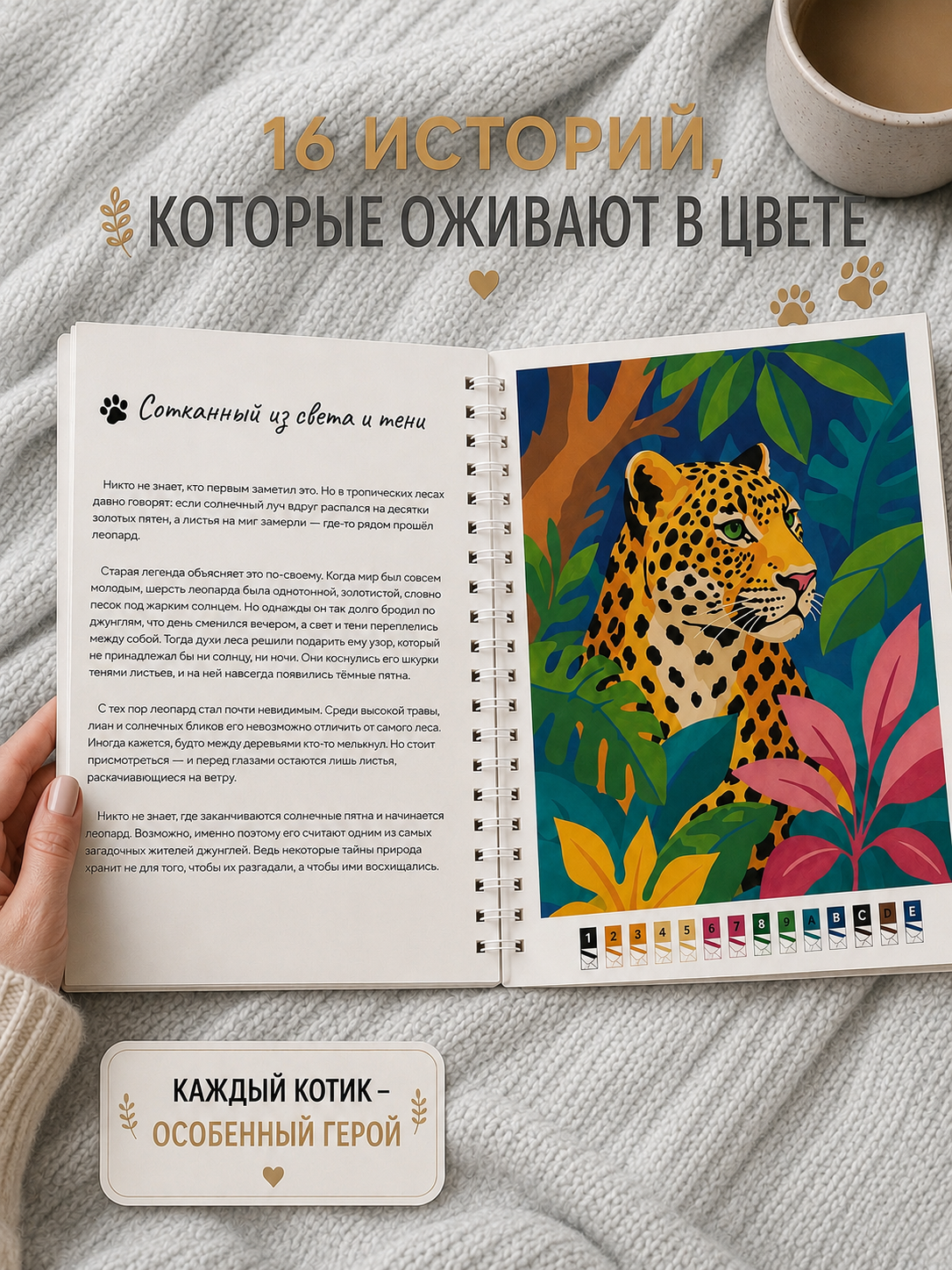 Раскраска по номерам МАРЧАН антистресс Коты и Котики - фото 6