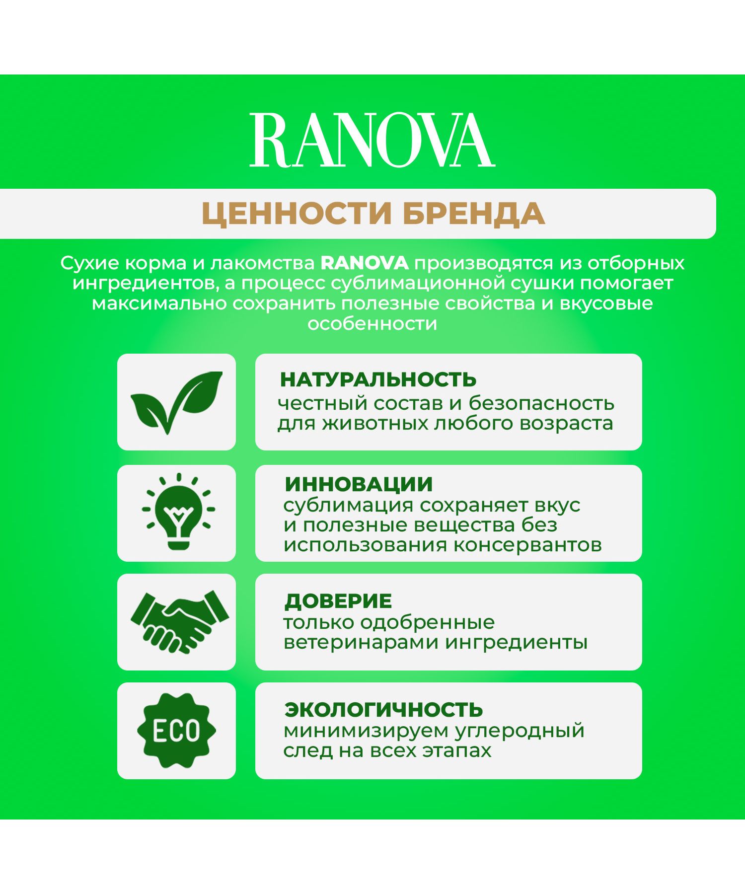 Лакомство для собак Ranova Утка сублимированное 50г - фото 7
