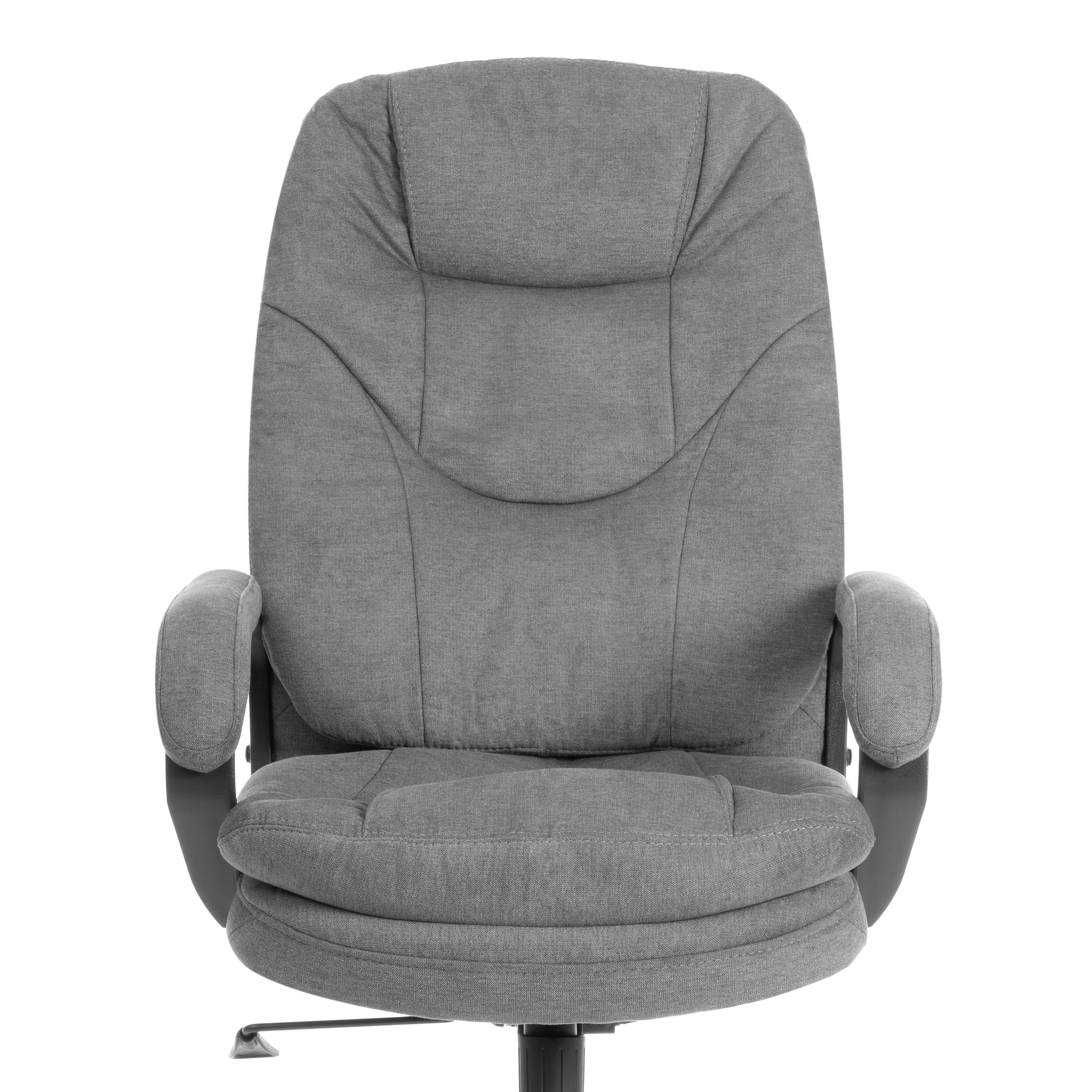 Компьютерное кресло TETCHAIR COMFORT metalBL ткань серый - фото 8