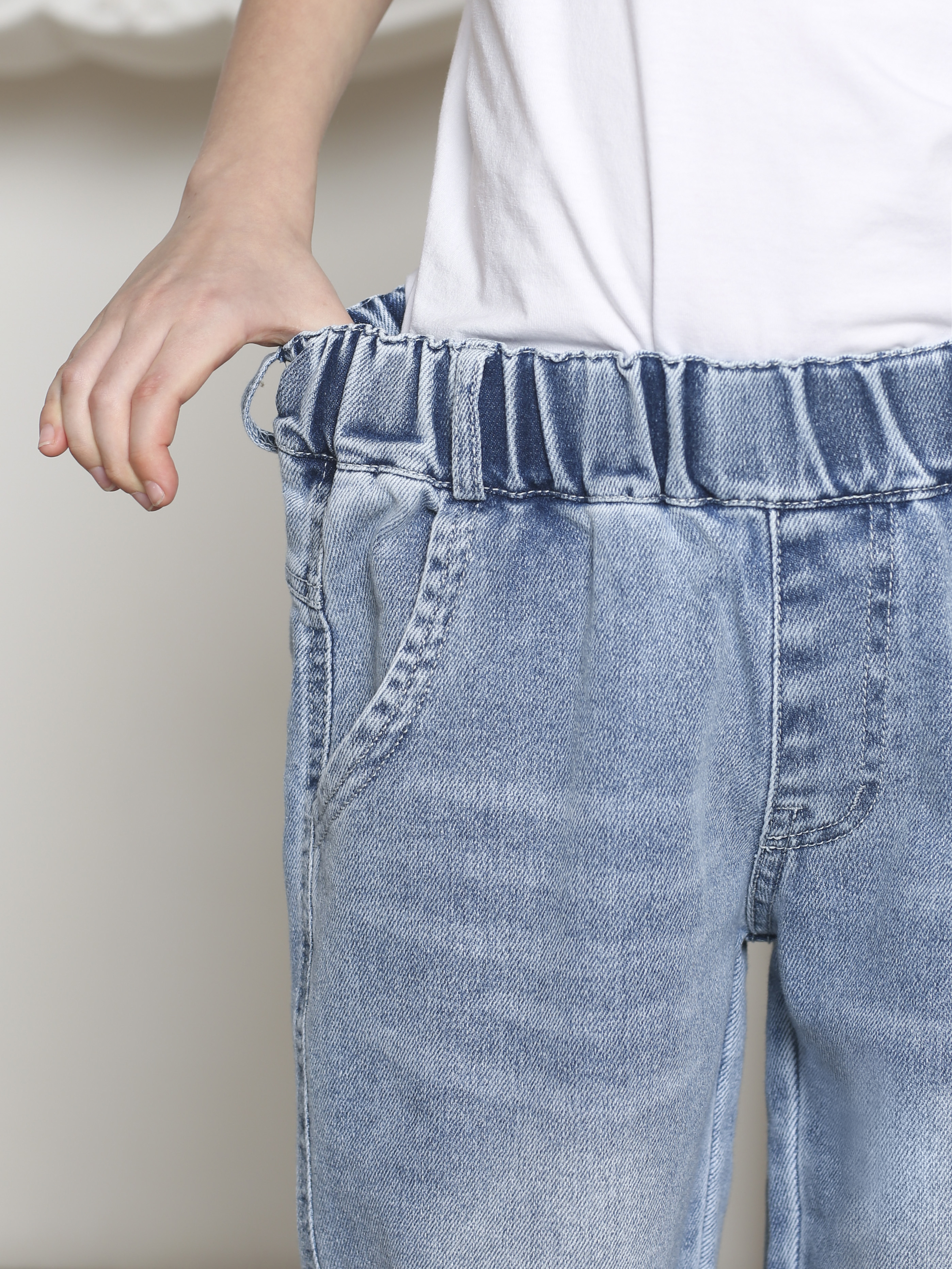 Джинсы-бананы СИНИЙ МИР R139A-IL - фото 9