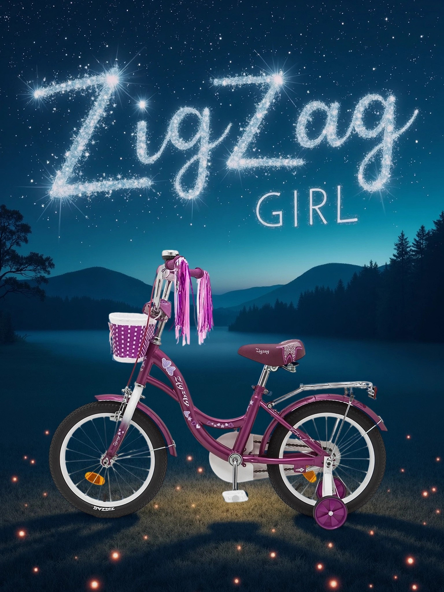 Двухколесный велосипед ZigZag 16 дюймов - фото 9