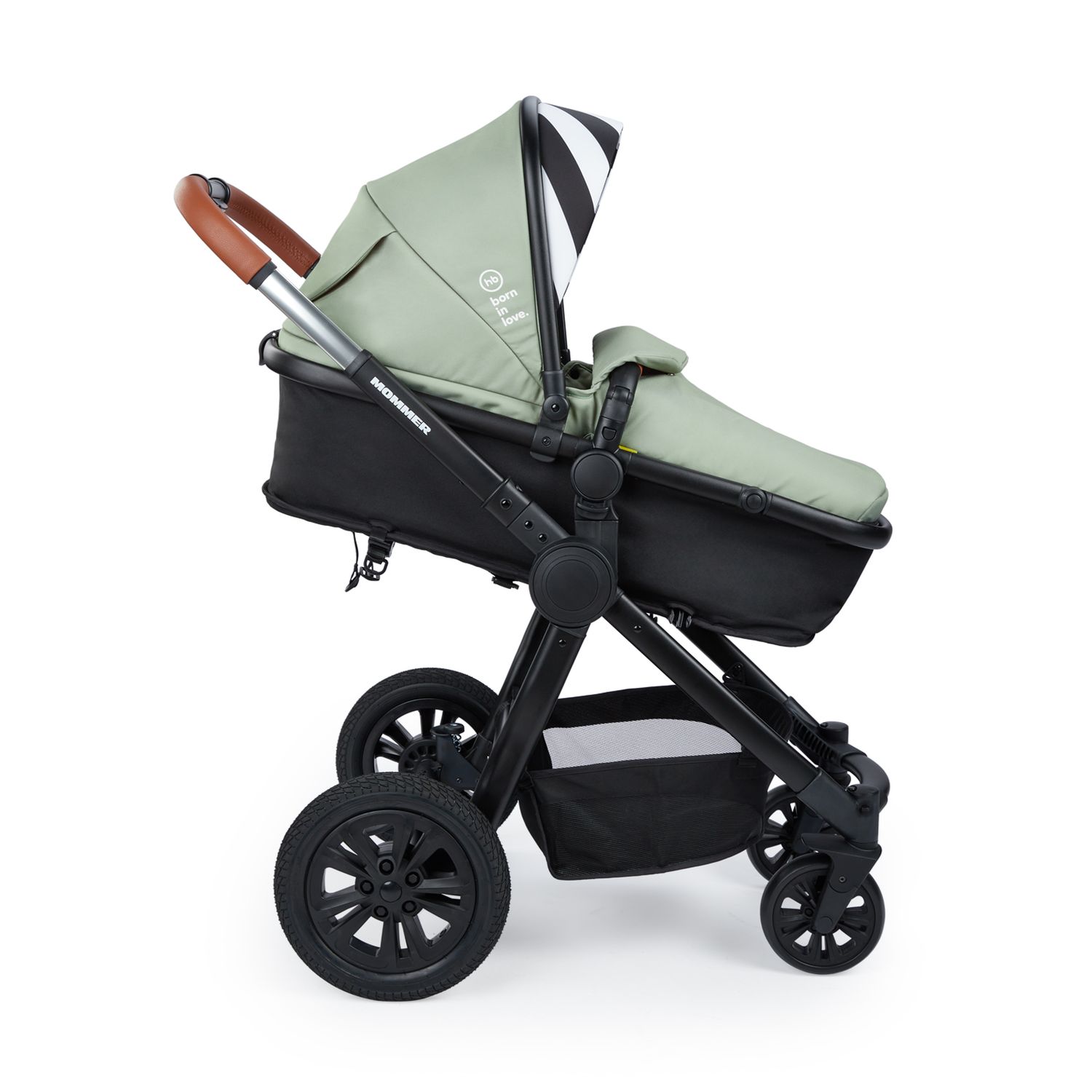 Коляска трансформер Happy Baby Mommer Dark Green зеленый - фото 14