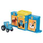 Игровой набор Технопарк Синий трактор Ворота