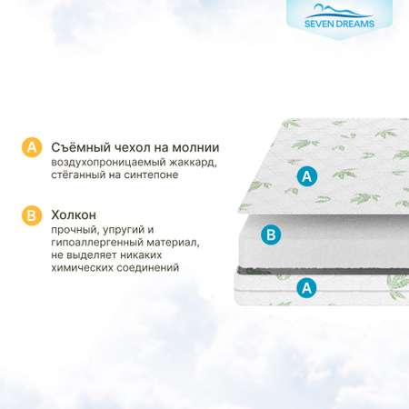 Матрас SEVEN DREAMS Classic Hollcon 160х70