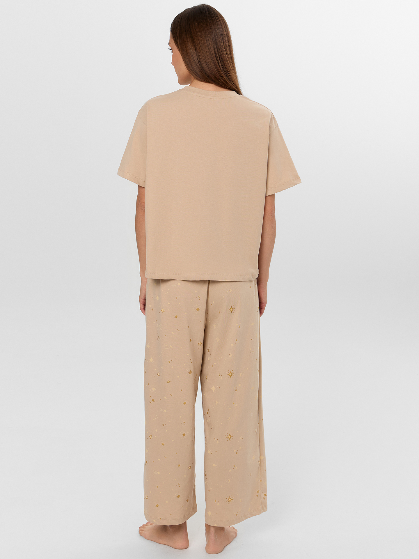 Пижама Mark Formelle (Марк Формэль) 592600/песочный +звезды на песочном - фото 3