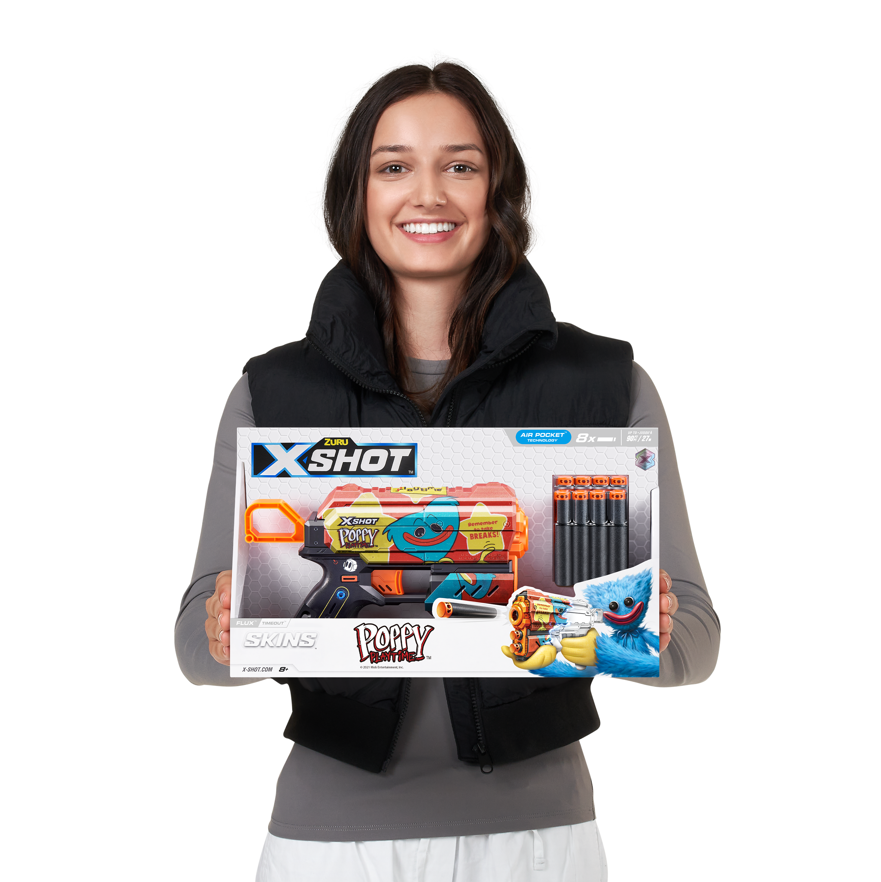 Бластер Zuru XSHOT  Skins Flux Poppy Playtime в ассортименте - фото 6