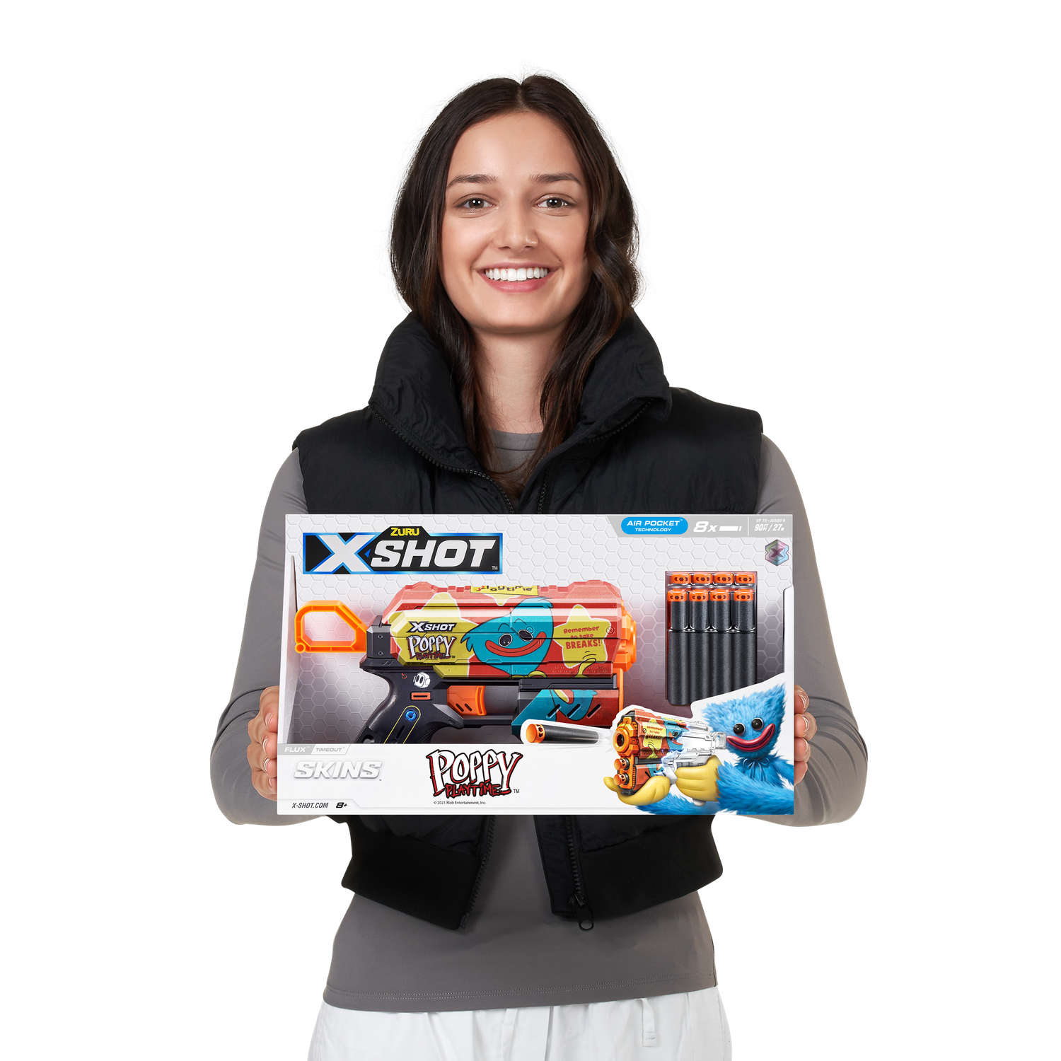Бластер Zuru XSHOT  Skins Flux Poppy Playtime в ассортименте - фото 6