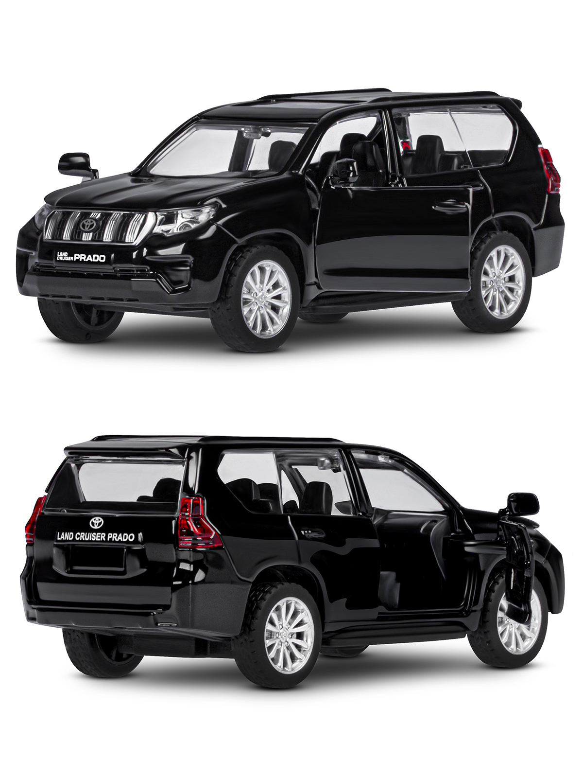 Внедорожник АВТОпанорама Toyota Land Cruiser Prado 1:43 JB1251022 - фото 7