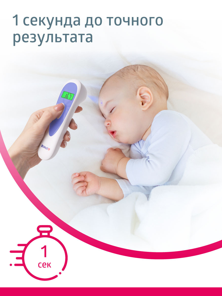 Термометр инфракрасный B.Well - фото 8