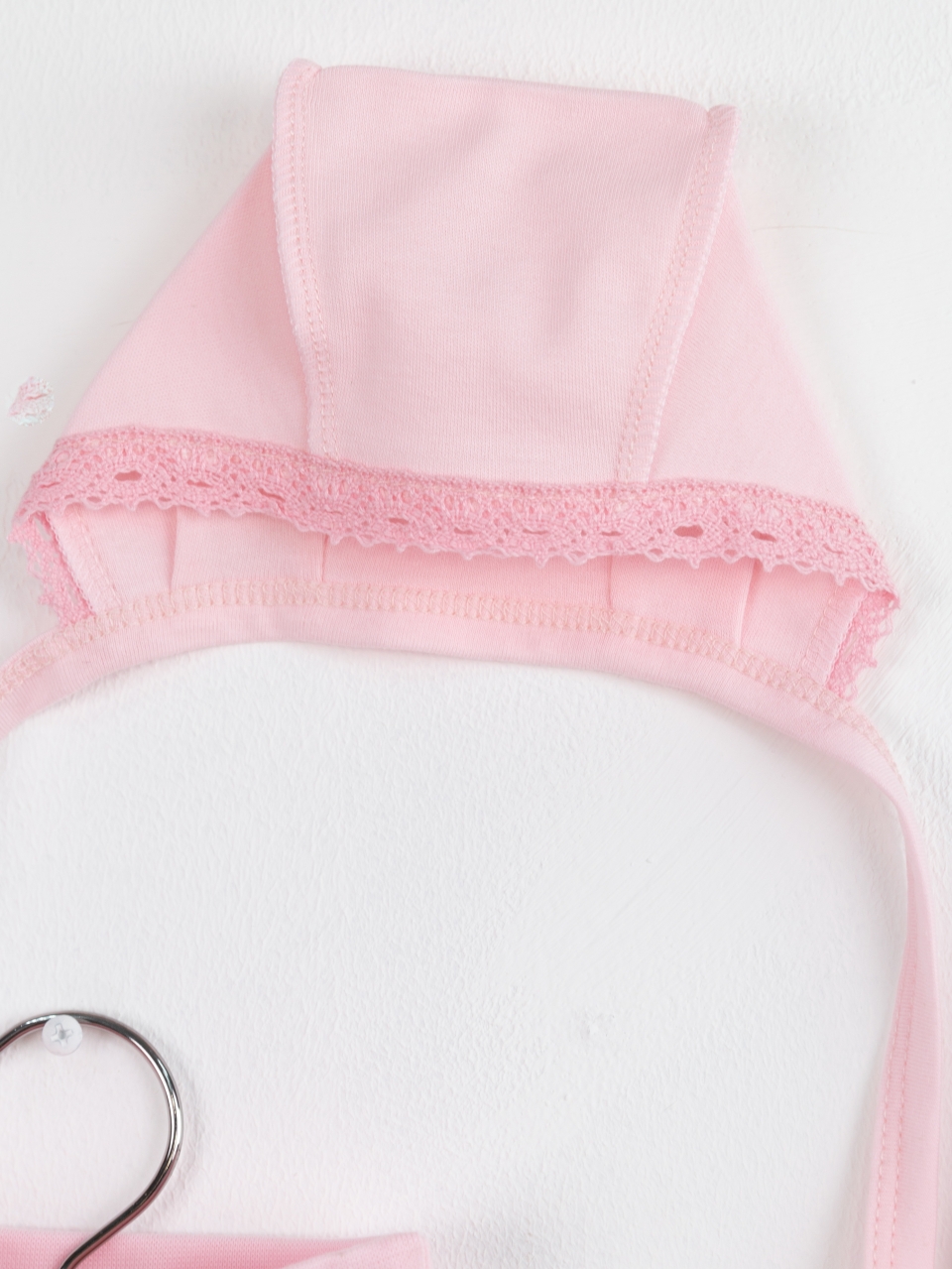 Боди и ползунки с чепчиком Baby boom КН165/2-И Вышивка розовый - фото 5