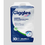 Пелёнки одноразовые Giggles 60х90 см 10 шт.