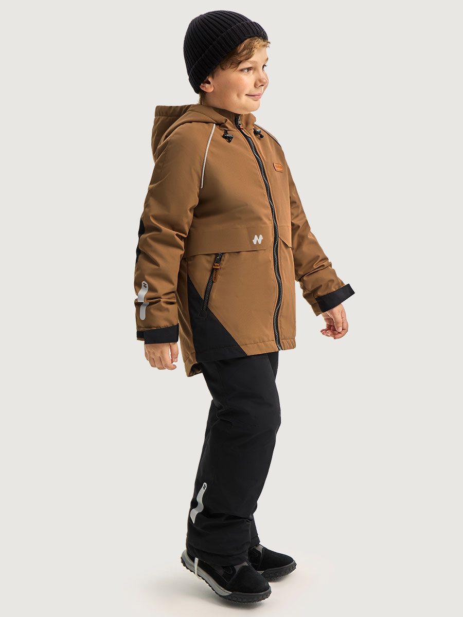 Костюм NIKASTYLE 7м1926 орех/черный - фото 4