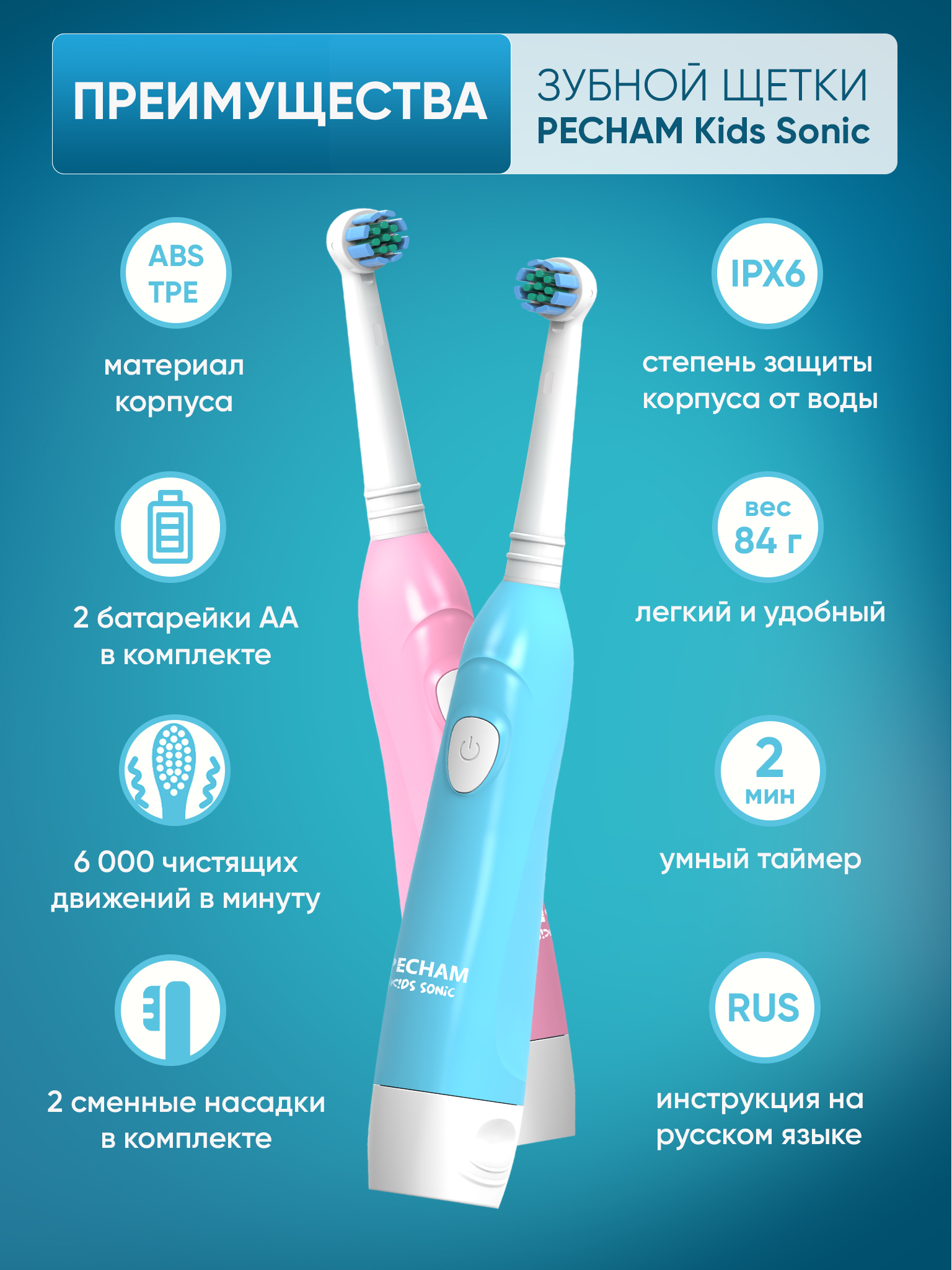 Зубная щетка PECHAM - фото 5