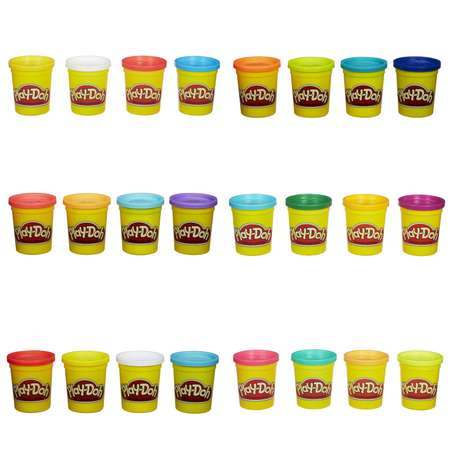 Пластилин Play-Doh 4 цв. в ассортименте
