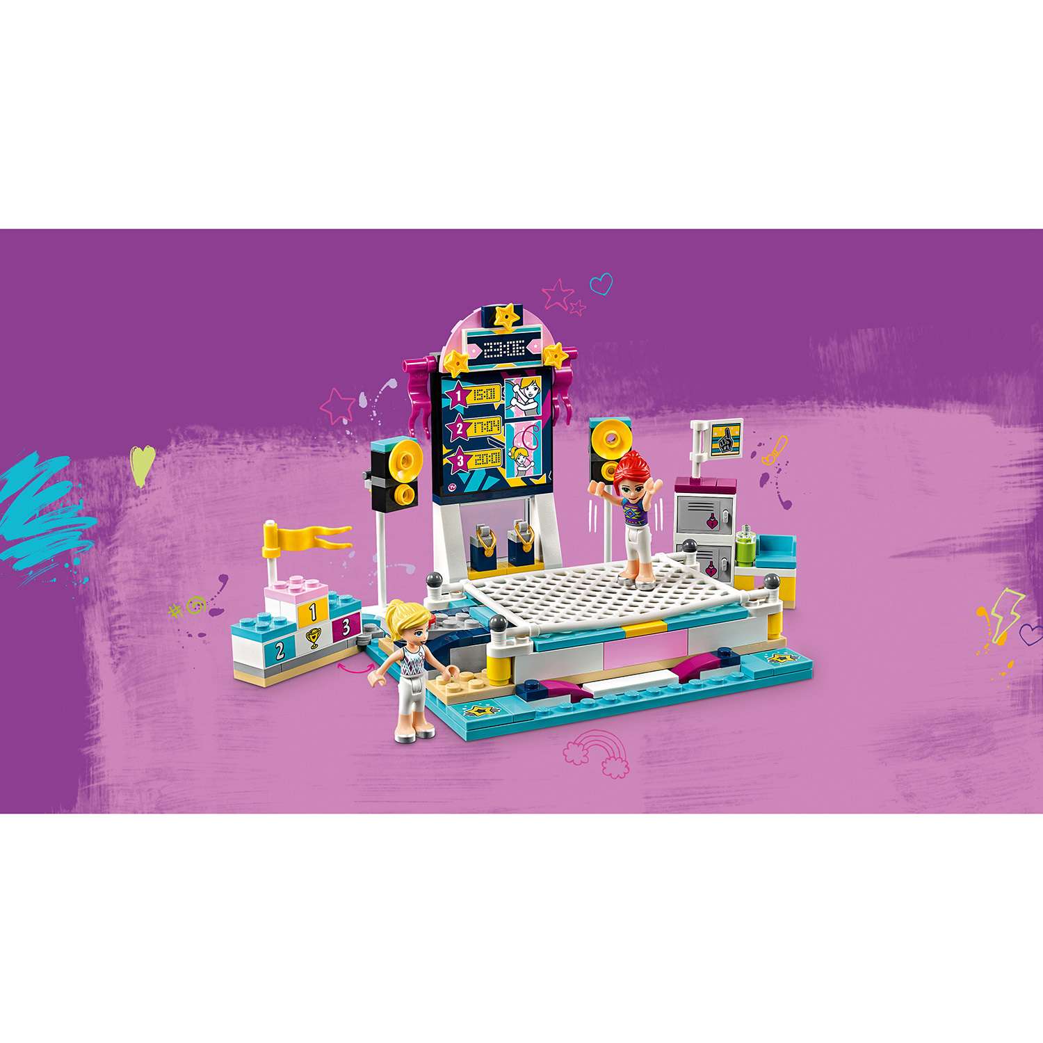 Конструктор LEGO Friends Занятие по гимнастике блочный - фото 11