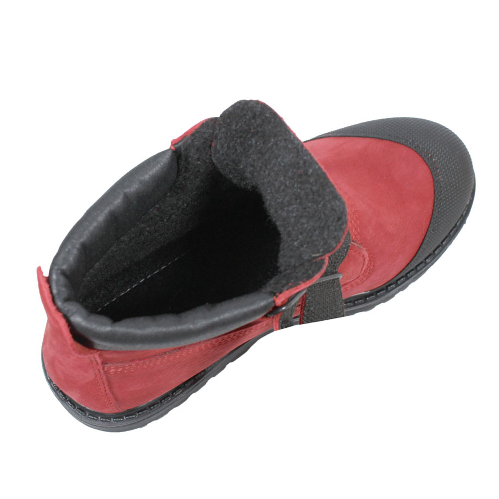 Ботинки BEST.A E505-3L-1 BEST.A красный нубук КТ - фото 5